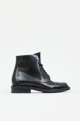Saint Laurent Leather Army Boot