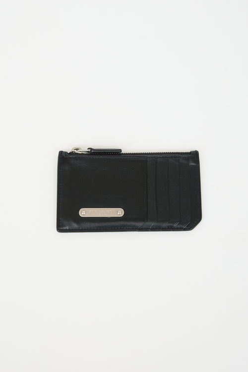 Saint Laurent Leather Card Holder