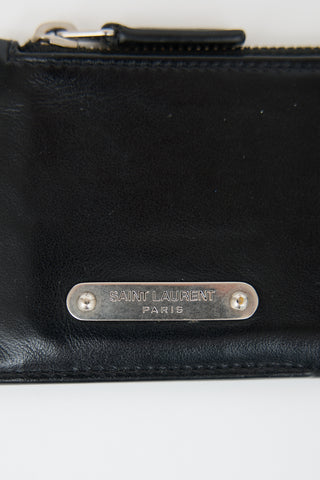 Saint Laurent Leather Card Holder