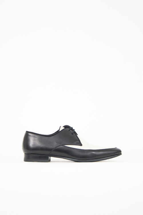 Saint Laurent Leather Colour Block Oxford