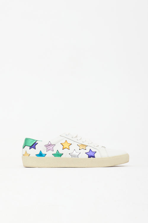 Saint Laurent Leather Court SL-06 Sneaker