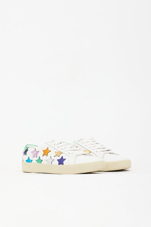 Saint Laurent Leather Court SL-06 Sneaker
