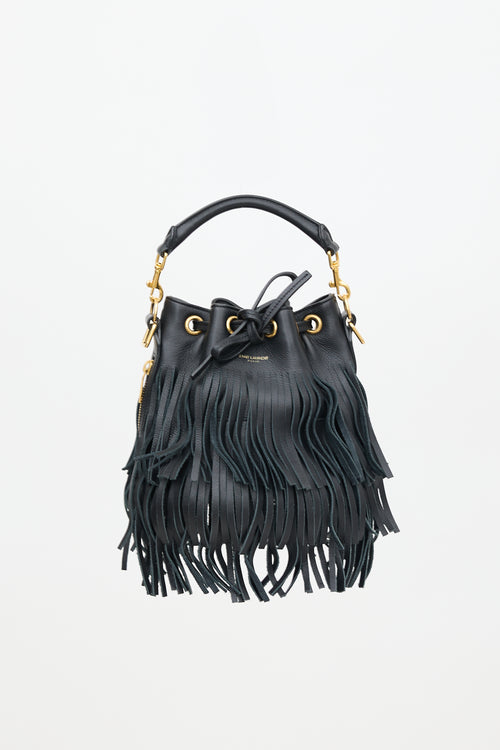 Saint Laurent Leather Emannuel Bucket Bag