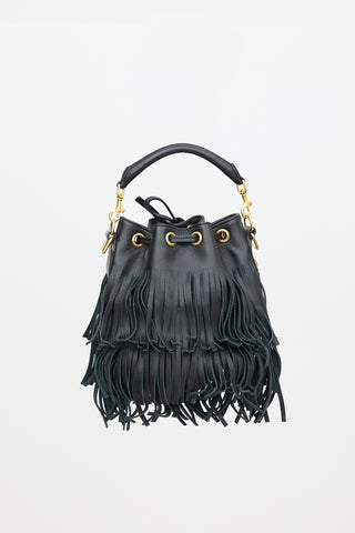 Saint Laurent Leather Emannuel Bucket Bag