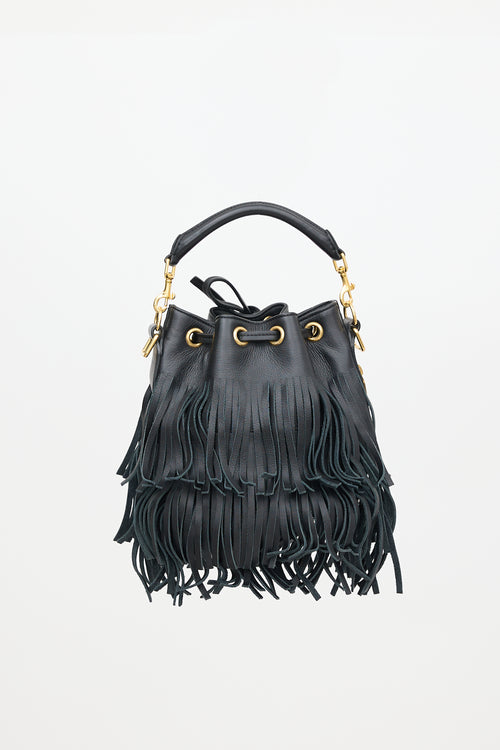 Saint Laurent Leather Emannuel Bucket Bag