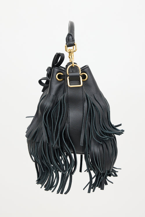 Saint Laurent Leather Emannuel Bucket Bag