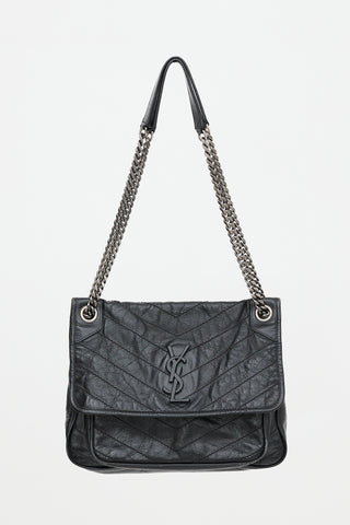 Saint Laurent Leather Medium Niki Bag