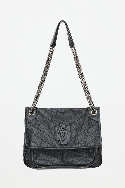 Saint Laurent Leather Medium Niki Bag