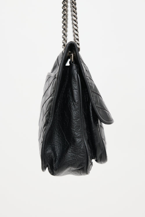 Saint Laurent Leather Medium Niki Bag