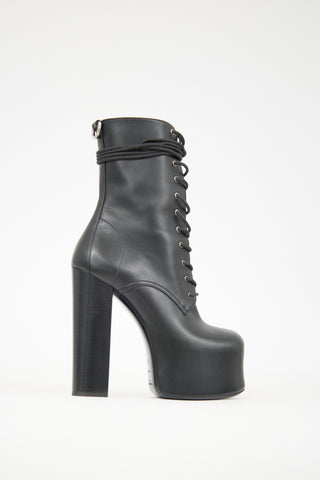 Saint Laurent Leather Mina Platform Boot