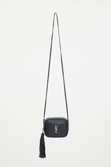 Saint Laurent Leather Monogram Blogger Bag