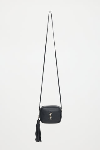 Saint Laurent Leather Monogram Blogger Bag