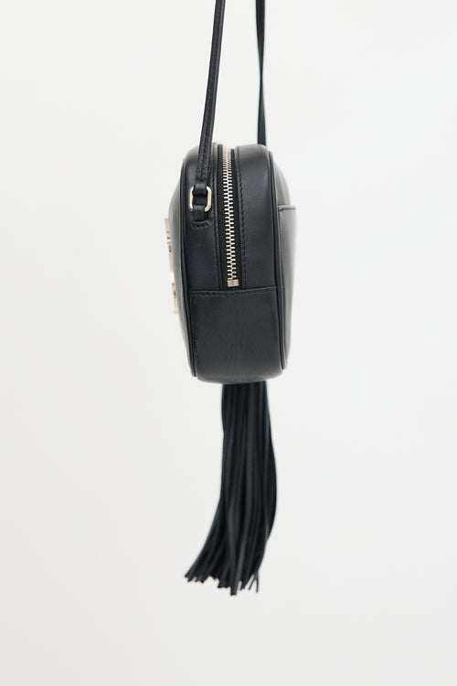 Saint Laurent Leather Monogram Blogger Bag