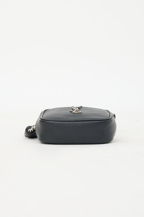 Saint Laurent Leather Monogram Blogger Bag