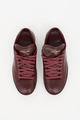 Saint Laurent Leather SL/01 Low Top Sneaker