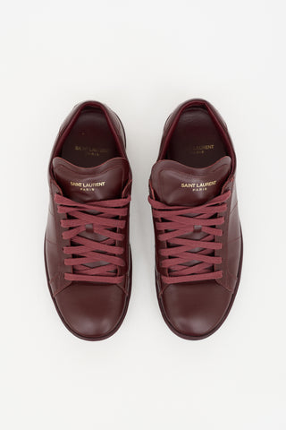 Saint Laurent Leather SL/01 Low Top Sneaker