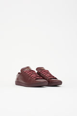 Saint Laurent Leather SL/01 Low Top Sneaker