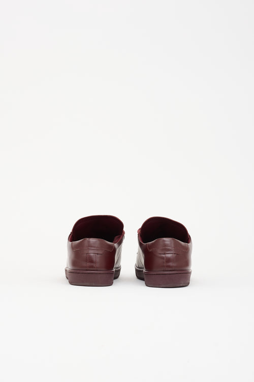 Saint Laurent Leather SL/01 Low Top Sneaker