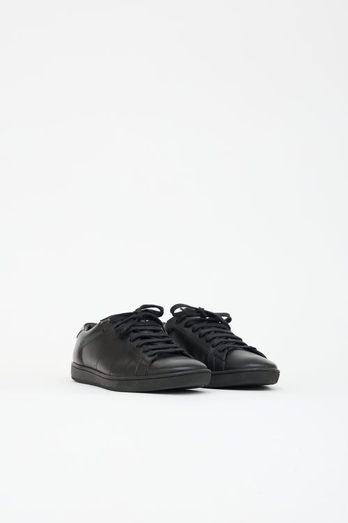 Saint Laurent Leather SL/01 Low Top Sneaker