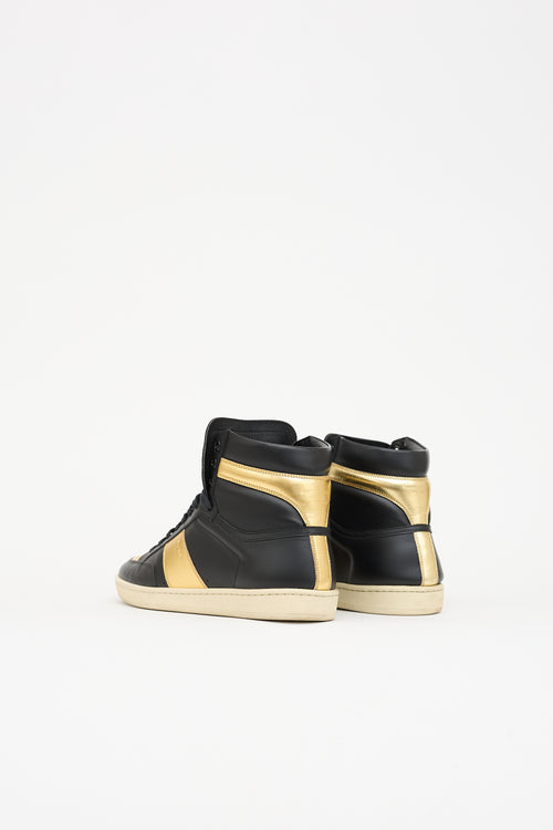 Saint Laurent Leather SL/10H Court Sneaker