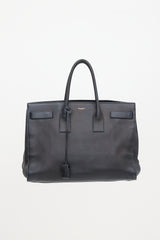 Saint Laurent Leather Sac De Jour Bag
