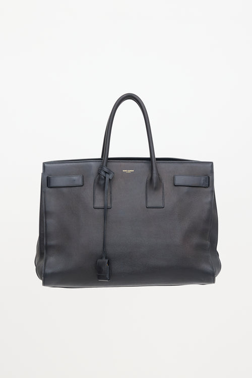 Saint Laurent Leather Sac De Jour Bag