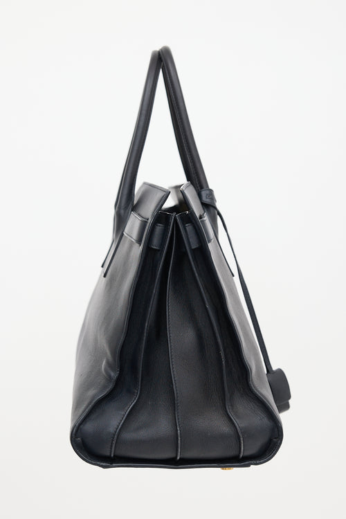 Saint Laurent Leather Sac De Jour Bag