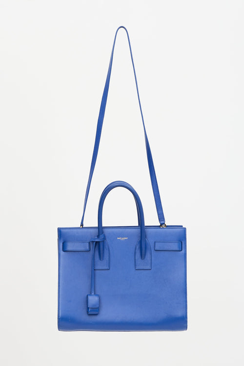 Saint Laurent Leather Sac De Jour Bag