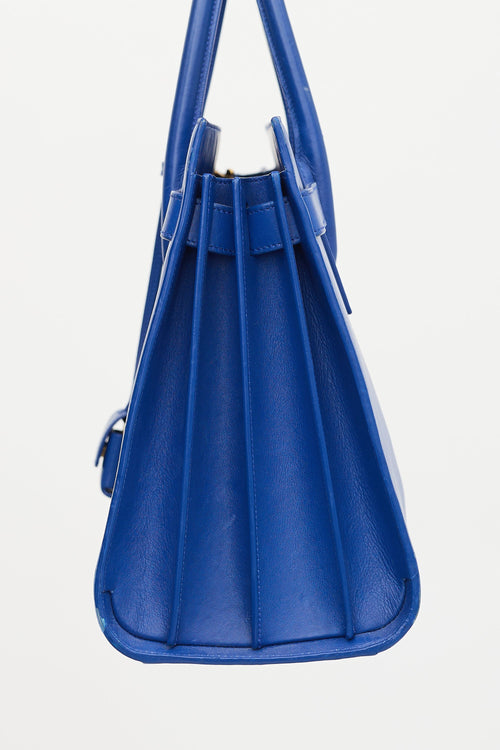 Saint Laurent Leather Sac De Jour Bag