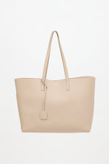 Saint Laurent Leather Shopping Tote Bag