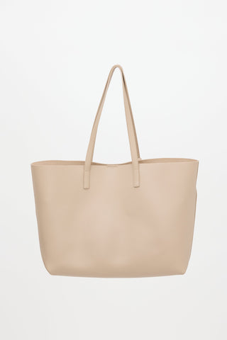 Saint Laurent Leather Shopping Tote Bag