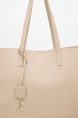 Saint Laurent Leather Shopping Tote Bag