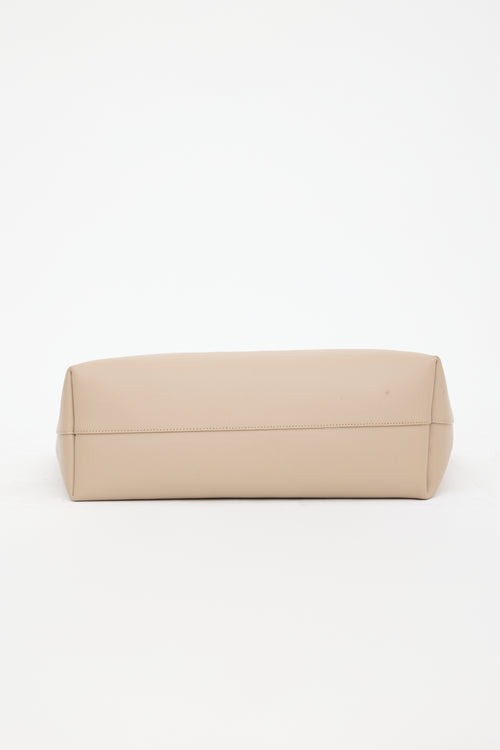 Saint Laurent Leather Shopping Tote Bag