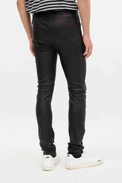 Saint Laurent Leather Skinny Trouser