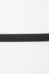 Saint Laurent Leather Slim Belt