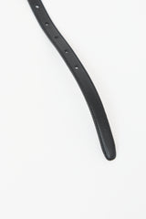 Saint Laurent Leather Slim Belt