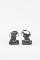 Saint Laurent Leather T-Strap Sandal