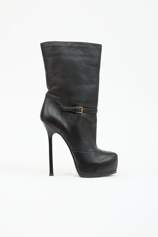 Saint Laurent Leather Tribtoo Platform Boot