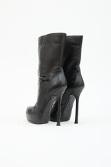 Saint Laurent Leather Tribtoo Platform Boot
