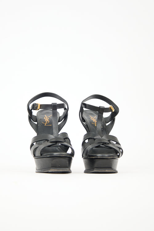 Saint Laurent Leather Tribute Heel