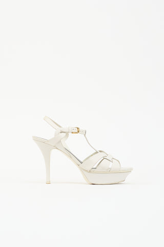 Saint Laurent Leather Tribute Sandal