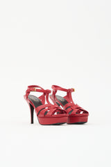 Saint Laurent Patent Tribute Sandal
