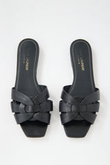 Saint Laurent Leather Tribute Slide