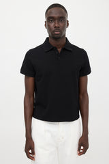 Saint Laurent Logo Polo Shirt