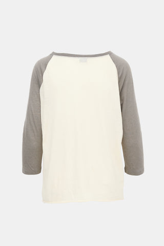 Saint Laurent Logo Raglan T-Shirt