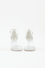Saint Laurent Metallic Leather Amber Sandal