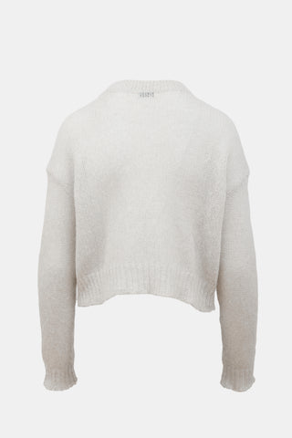 Saint Laurent Mohair Cropped Cardigan