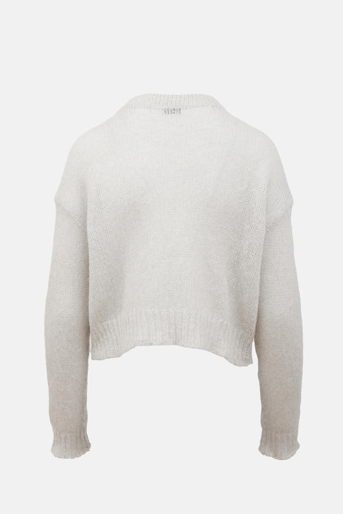 Saint Laurent Mohair Cropped Cardigan