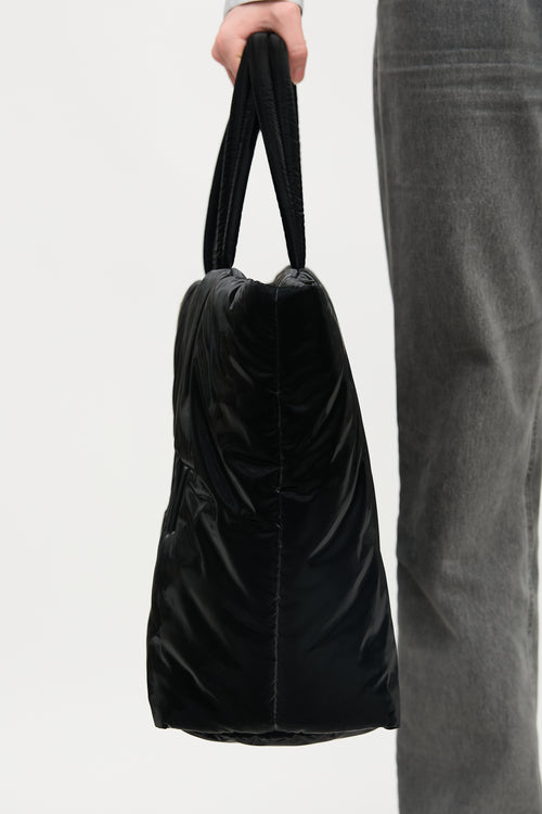 Saint Laurent Padded Nylon Maxi Tote Bag