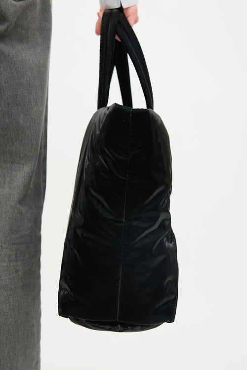 Saint Laurent Padded Nylon Maxi Tote Bag
